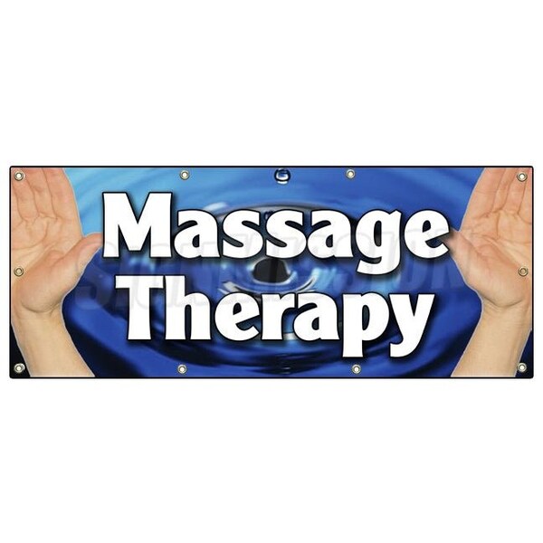 Signmission MASSAGE THERAPY BANNER SIGN therapist table rub down signs B-96 Massage Therapy - main